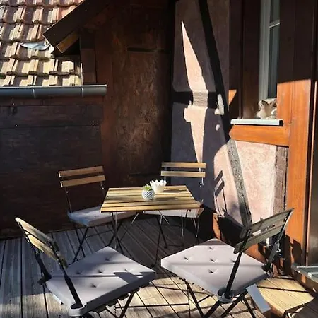 Terrasse Le Doux Refuge A Parking Prive * ベーブレンハイム