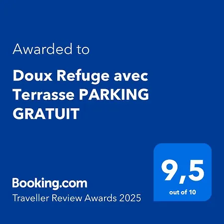 Doux Refuge Avec Terrasse Parking Gratuit アパート