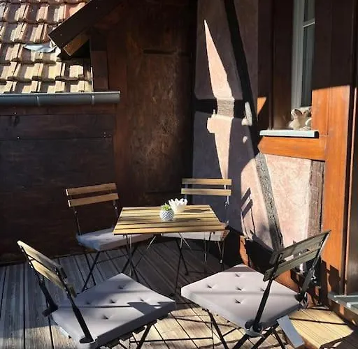 Terrasse Le Doux Refuge à Parking Privé * Beblenheim